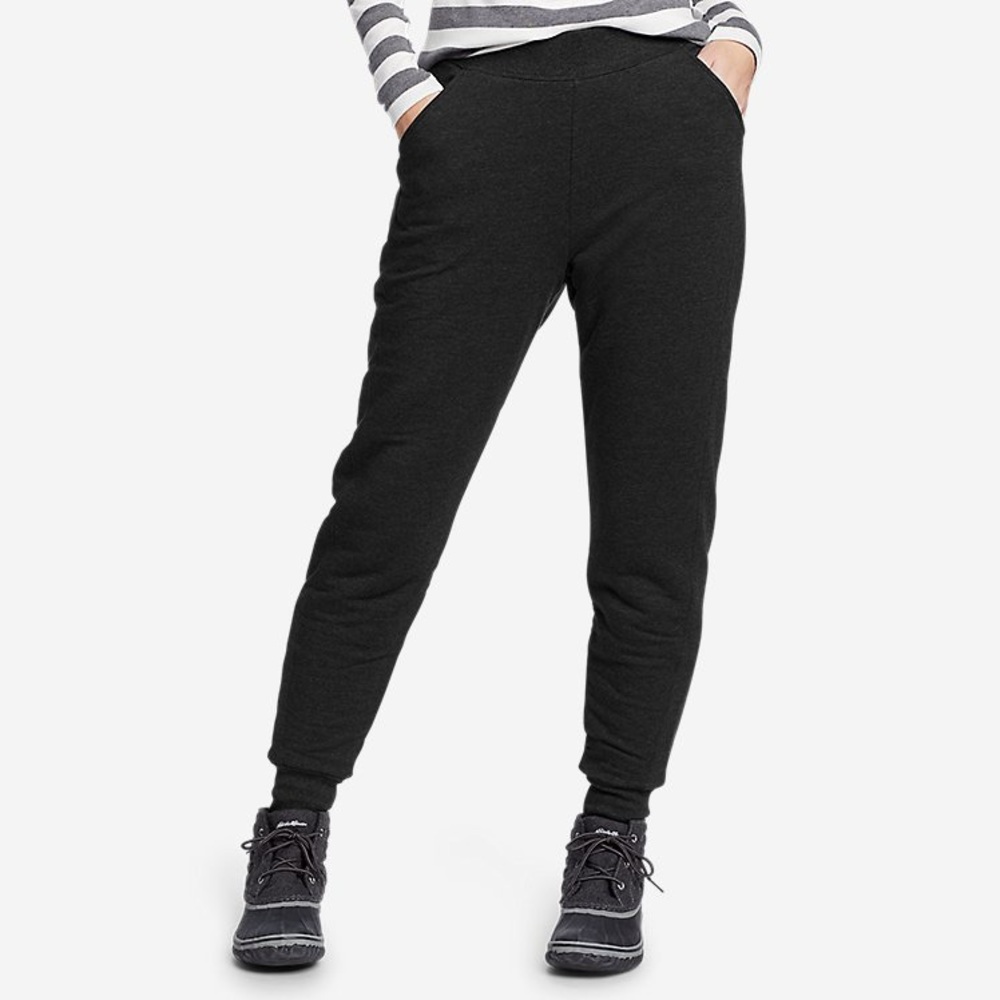 NWT Eddie Bauer Snow Lodge Sherpa-Lined Sweatpants